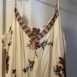 Johnny Was NWT Georgia Blooms Wave Flounce Dress XL